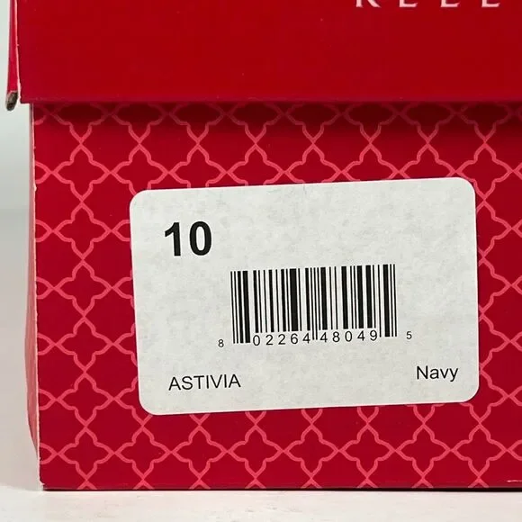 Kelly & Katie Sz 10 Navy Astivia Floral Pumps Heels Flowers Spring Pumps - Picture 11 of 11